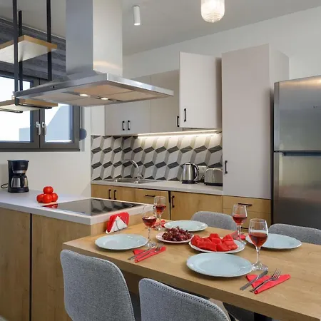 Tilio - New With Private Pool 1400m From The Apartmán Rethymno